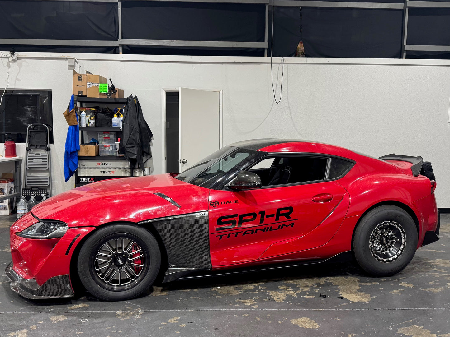 SP1-X True 4" Full Titanium Single Exit Exhaust system for A90 Supra